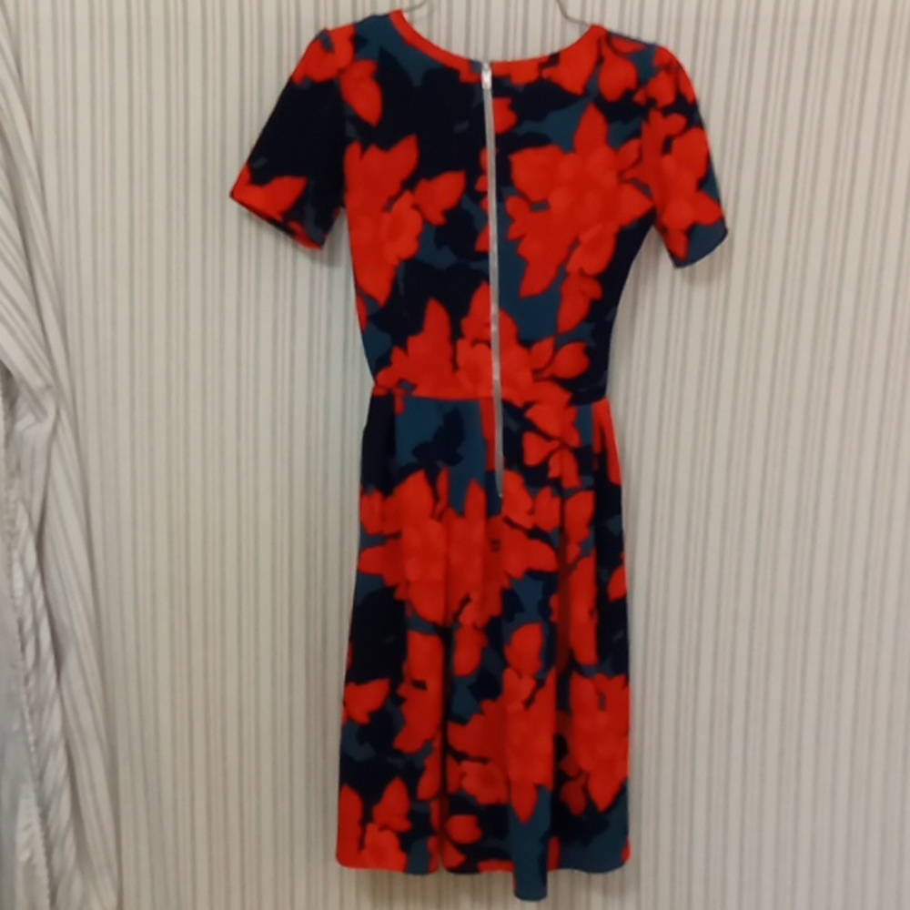 LuLaRoe Pretty Black Grey &Red Dress  XS - Picture 6 of 6